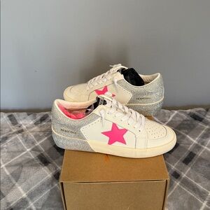 Vintage Havana Cream and Pink Sneakers